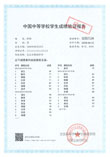 中国中等学校学生成绩验证报告